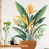 Hs1279Q Pegatinas de Pared Autoadhesivas Originales de Plantas Tropicales Estudio Sala de Estar Casa de Alquiler Atmósfera Fresca Pegatinas Decorativas