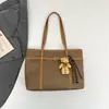 Bolsas Femininas Transfronteiriças 2026 Novo Estilo Coreano Bolsa Tote de Grande Capacidade Casual Retrô Moda Bolsa de Mão para o Trabalho Bolsa de Ombro