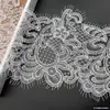Estoque Pronta Entrega Renda de Bordado Solúvel em Água Renda com Acabamento de Renda Poliéster Oca para Pesca Acessórios DIY Feitos à Mão Fábrica de Produtos de Renda