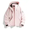 Chaqueta funcional 3 en 1 para mujer para exteriores, chaqueta a prueba de viento e impermeable estilo montaña para hombre para senderismo y actividades al aire libre