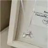 Colar Cavalo de Balanço Gelo Triturado para Mulheres, Prata, Brilhante, Luxo Leve, Nicho, Corrente de Clavícula de Alta Qualidade, Atacado Dropshipping