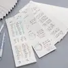 Papel de Notas Desprendible Antiadherente Estilo Ins Tira Larga Creativa Memo Notas de Estudiante Marcado de Llaves y Resaltado