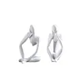 Adorno Moderno Minimalista de Resina con Figura Abstracta y Estética de Nicho para Sala de Estar, Entrada, Mueble de TV de Lujo Ligero y Escritorio de Oficina