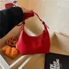 Bolsa Feminina Elegante para o Dia a Dia, Design Simples e Exclusivo, de Ombro Único sob o Braço, Bolsa Transversal Feminina Super Popular com Padrão Trançado