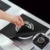 Estufa de Gas Junta a Prueba de Aceite Cocina Gas Pegatina Anti-Suciedad Cubierta Protectora Anillo de Papel de Aluminio Estera de Estufa de Papel de Aluminio Gadget