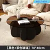 Mesa de Centro de Cristal, Mesa Moderna de Lujo Ligero para Sala de Estar, para Apartamentos Pequeños, Mesa Redonda Sencilla de Moda Estilo Ins, Minimalista