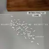 K9 Manicura Piedras de Strass Irregulares Planas Biseladas Plateadas Decoraciones de Strass Súper Brillantes Rivoli Rombo Gota de Agua Hojas de Arce Decoraciones Ultra Brillantes