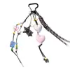 Pulsera Trenzada de Nylon Colgante Principios de Verano Versátil Llavero de Coche Colgante de Mochila Cadena Creativa Versátil Temperamento
