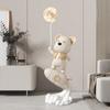Violência Urso Foguete Sala de Estar Grande Piso Ornamentos TV Gabinete Lateral Lâmpada Decorações dos desenhos animados Home Move Presente