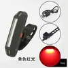 Luz de Bicicleta Luz de advertência LED para pedalada noturna acessórios de ciclismo equipamento Carregamento USB luz de ciclismo luz traseira de bicicleta