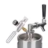 Válvula Reguladora de Presión Mini para Cerveza y Agua Soda 3/8-24unf Dispensador Máquina de Café Neumática Válvula Reductora de Presión de Dióxido de Carbono