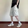 Pantalones Cortos de Verano 2025 para Hombre para Deportes al Aire Libre, Casual para Pareja, Secado Rápido, Modernos, Holgados, Estilo Hong Kong, de Seda Helada, Deportivos
