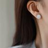 Novos Brincos de Calcedônia Moonlight Branco Gelo Estilo Chinês Novos Brincos de Luxo Leve Diários para Mulheres Brincos Elegantes de Nicho