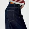 Pantalones de mezclilla versátiles adelgazantes de cintura alta Tannin 2025 Primavera Adelgazamiento de vientre Pantalones sueltos de pierna ancha Ropa de mujer