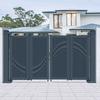 Puerta Plegable Colgante Inteligente Fábrica Escuela Villa Central Eléctrica Puerta Plana Control Remoto Automática Colgante Transporte Aéreo Puerta Eléctrica