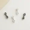 Plata de ley 925 de Tailandia cuerda trenzada DIY con cuentas diamante mazo de mortero con cuentas estilo Tíbet pulsera de juego collar cuentas sueltas accesorios