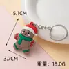 Llavero de Navidad colgante navideño lindo Papá Noel llavero de árbol de Navidad colgante muñeca regalo pequeño