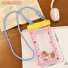 Bolsa Impermeável Original para Parque Aquático de Verão Bolsa de Armazenamento de Celular para Rafting ao Ar Livre Bolsa Selada Fofa para Natação e Mergulho