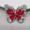 Borboleta de Strass Brilhante Acessórios para Joias Artesanais DIY Presilhas de Cabelo Enfeites de Cabelo Broches Decorações Acessórios para Bolsas Flores para Sapatos Materiais