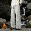 Pantalones de Exterior Personalizados/Estilo Nuevo Primavera 2026 para Hombres y Mujeres, Rectos de Moda, Sueltos, Transpirables, Tallas Grandes, Negros, Pantalones de Trabajo