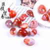 Ágata Roja Natural del Sur Piedra Rodante Ágata Roja Calcedonia Joyería Bricolaje Yoga Piedra de Aromaterapia Transfronterizo Tesoro de Minería para Niños