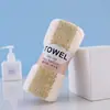 Nueva Toalla de Coral Fleece con Nudo Chino Rayada Suave Absorbente Grande para Baño del Hogar Regalo Empresarial Fabricante Mayorista