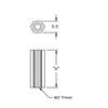 Yi Shenghua ESSENTRA columna separadora de nylon soporte de placa PCB columna de soporte MTS rosca métrica columna de aislamiento de placa de circuito
