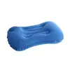 Almohada Inflable de Presión, Almohada Cuadrada para Siesta, Almohada de Soporte para Cuello y Cintura, Almohada Cuadrada Portátil de Viaje, Almohada para Dormir, Almohada para Respaldo de Coche