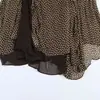 Novedad Verano 2026 Estilo Europeo y Americano Moda Versátil Cintura Alta Adelgazante Lunares Falda Asimétrica para Mujer 2553/102
