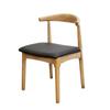 Mesa y silla de oficina modernas minimalistas de madera maciza Combinación Mesa de conferencias pequeña de empresa estilo Instagram Mesa de té para negociación informal