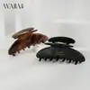 WJia pinza para el pelo vintage de acetato accesorios para el pelo pinza de tiburón grande pasador de alta calidad placa trasera para el pelo pinza para el pelo pinza de pelo con temperamento