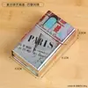 Caixa de Cigarros de Ferro Forjado com Tampa Articulada Caixa de Armazenamento Portátil Concha Protetora para Cigarros Masculinos Porta-Cigarros de Bolso Caixa de Ferro Anti-Pressão para Levar
