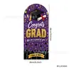 AliExpress Xi Yin Venda Quente Roxo Dourado Arco de Formatura Tecido de Fundo Parabéns GRAD Arco de Fundo