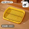 Inodoro extra grande para perros pequeños, medianos y grandes, diseño de panel plano con valla alta para evitar salpicaduras, viene con un soporte, venta al por mayor desde el fabricante