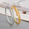 Pulsera Popular Transfronteriza Europea y Americana Chapada en Oro con Circonita, Pulsera de Moda y Sencilla Estilo Ins, Joyería de Lujo Ligero de Alta Gama para Mujeres
