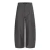 Pantalones de Pierna Ancha Rayados con Drapeado Estilo Old Money Vintage para Mujer 2026 Nuevos Pantalones Casuales Rectos Sueltos de Cintura Alta Adelgazantes