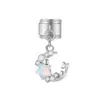 Pulsera con Colgante de Collar para Módulo Cruzado, Colgante de Pulsera Estilo Italiano con Lazo y Estrella, Adornos, Accesorios