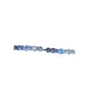 Pendientes de Plata de Ley 925 con Aguamarina Natural Incrustada Anillo para Mujer Joyería de Piedras Preciosas de Colores Dropshipping