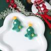 Novo broche de Natal boneca de pelúcia Papai Noel boneco de neve alce cabeça de desenho animado acessórios de decoração para bolsa sapatos