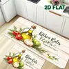 Alfombrilla Antideslizante para Suelo de Cocina al por Mayor Alfombra de Cocina de Franela Absorbente de Agua a Prueba de Aceite Fácil de Limpiar Felpudo de Cocina