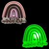 Dia dos Namorados Temático LED Embutido Sapato Buraco de Flor Sapato Flash Buraco de Fivela de Sapato Bolsa Acessórios Luminosos Fivela Decorativa