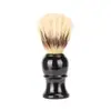 Escova Wanmei Nova de Cerdas Macias para Varrer Cabelos Salão Ferramenta de Cabeleireiro Pincel Espuma de Barbear Masculina Cerdas Imitação de Pelo de Texugo