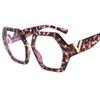 2018 Nuevo AliExpress Europa y Estados Unidos Montura Grande Moda Gafas de sol para hombre y mujer Gafas de sol poligonales V grandes Personalidad Espejo plano