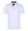 Camisa polo infantil de jacquard con spandex, manga corta y cuello, se puede imprimir con logo o bordar, adecuada para deportes y uso casual, color liso, versátil