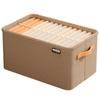 Caja de almacenamiento de ropa caja de almacenamiento de ropa para el hogar caja organizadora armario artefacto en capas cesta de almacenamiento de pantalones algodón y lino