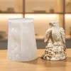 Molde de silicone para vela de coruja mãe e filho tridimensional ornamento de águia molde de decoração de mesa para casa escritório estudo águia