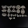 Nuevos Moldes de Resina de Cristal DIY Huecos Estilo Antiguo Colgante de Arete Colección de Joyería Moldes de Silicona Al Por Mayor