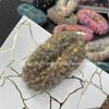 Otoño e Invierno Niña Linda Arcoíris Frijol de Azúcar Lana Tejida Nubes Peluche Pinza Rompedora Ambiente Navideño Pinza para el Fleco