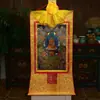 Buda Sakyamuni Buda Buda Buda Buda de la Medicina Buda de Cuatro Brazos Guanyin Dios Amarillo de la Riqueza Madre Verde Thangka Pintura Colgante 120cm