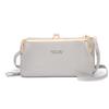 Nuevo Bolso de Noche para Mujer 2023 Patrón de Lichi Bolso Cruzado para Hombro Bolso Cruzado Moda Estilo Coreano Gran Capacidad Bolso para Teléfono Móvil